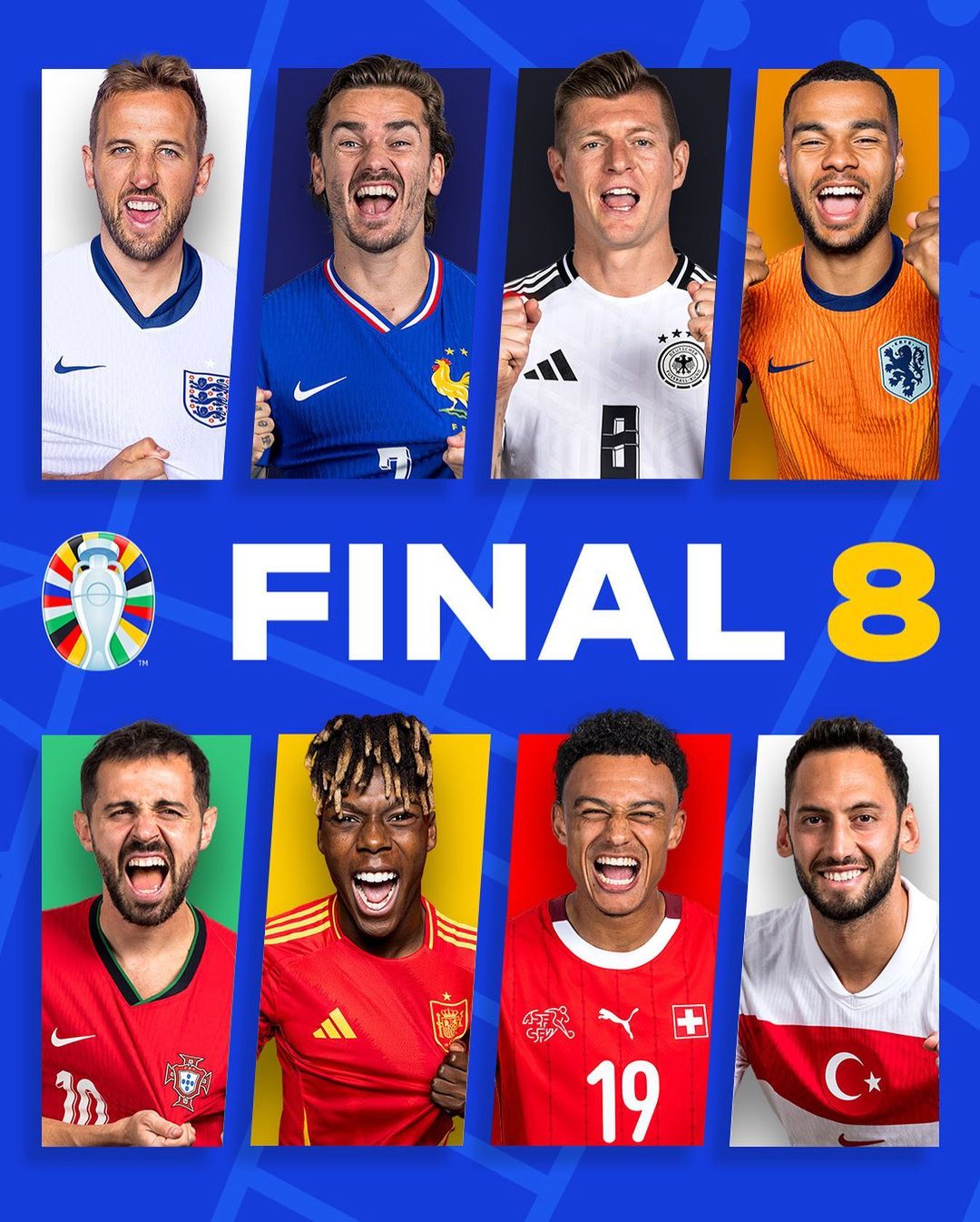 EURO 2024: Quarterfinals Set to Heat Up (FINAL 8)