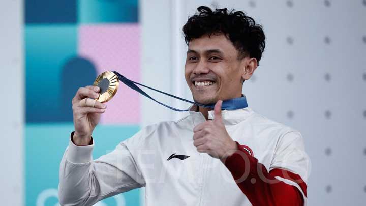 Veddriq Leonardo Breaks Asian Record in Speed Climbing, Wins Indonesia’s First Gold at Paris 2024