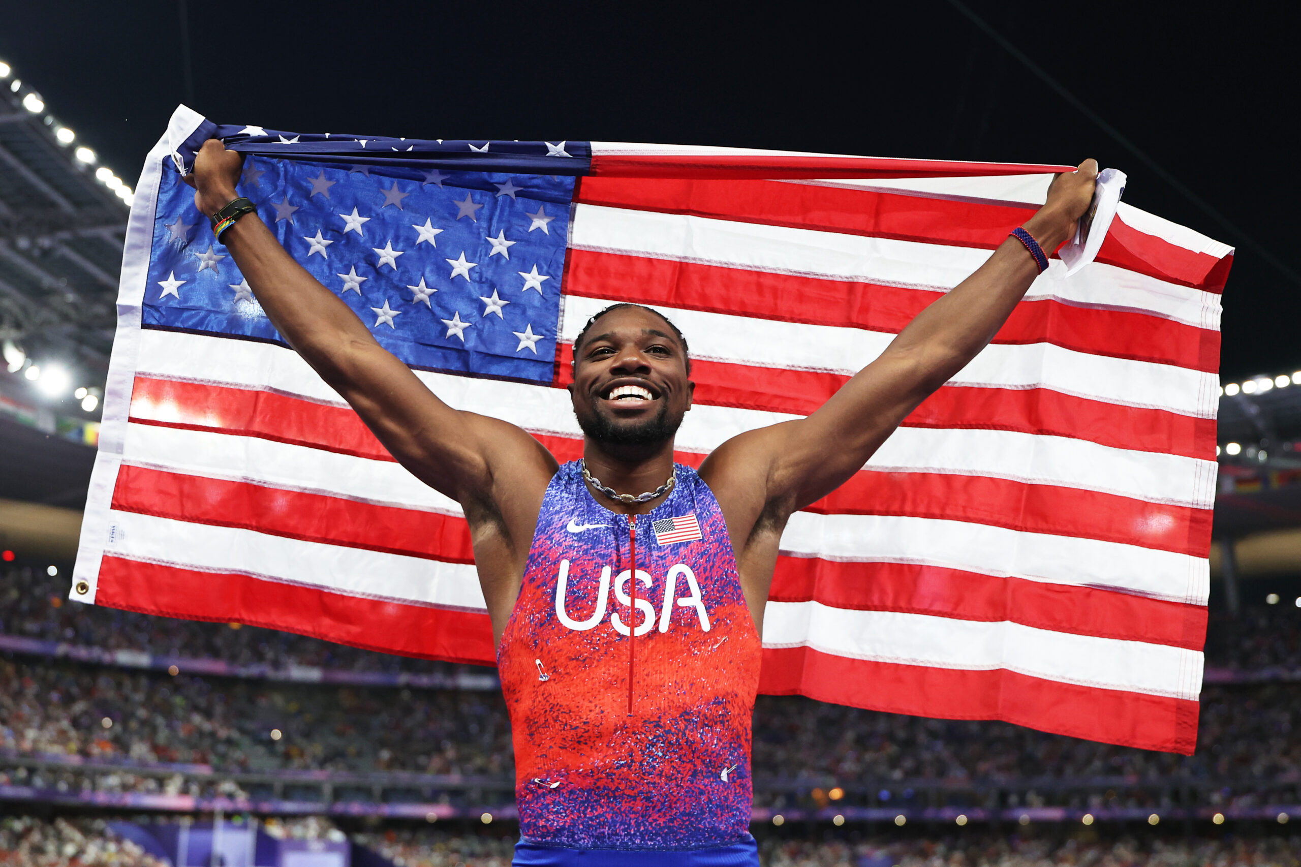 Noah Lyles Claims Olympic 100m Gold by 0.005 Seconds in Thrilling Finish