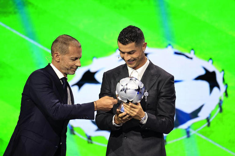 Cristiano Ronaldo Receives UEFA Award for Unmatched UCL Record